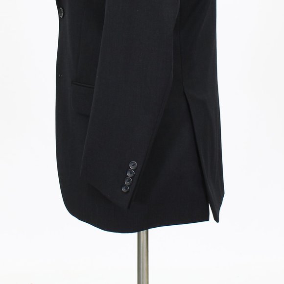 Pronto Uomo 38L Gray Solid 2-Button Sport Coat Blazer Jacket B419 - Picture 6 of 11